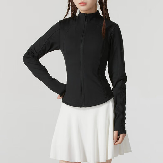 阿迪达斯 （adidas）女装运动套装25新款休闲简约梭织防风夹克外套上衣收口长裤两件套 JM8868+JD6522 S/160