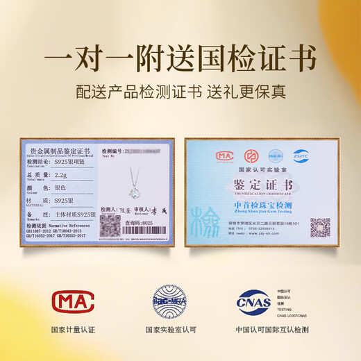 Chow Pak Fook sterling silver eucalyptus and bird necklace for women 2025 new light luxury clavicle chain pendant birthday gift for girlfriend