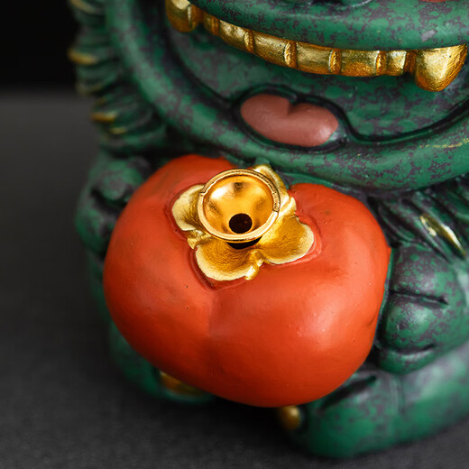 Tang Feng Guochao Creative Green Sand Stone Tea Pet Ornaments Home Office Tea Table Decoration Small Tea Insect Chinese Tea Play Housewarming Gift Good Things Happen-Tea Pet Ornaments (Gift Box)