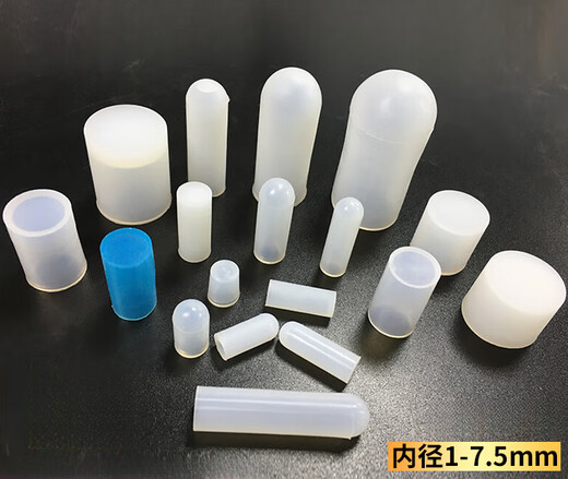 Round head silicone sleeve, high temperature resistant rubber thread protection sleeve, screw cap, screw sealant sleeve, rubber cap customization 10*13*42 10 pcs