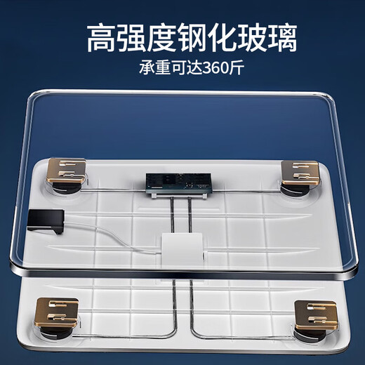 【已接入米家APP】智能体脂秤体重秤家用电子秤人体秤减肥必备蓝牙智能精准体脂秤 【充电款-体重秤】冠军推荐