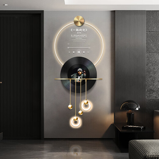 Dibujo de la ciudad moderna luz de entrada de lujo Pintura de decoración de alta gama LEACHE LED LEA LED LETRANCE Corredor Se puede personalizar DQ6168-6173-6174 [todo el camino hacia el norte] 60*136 cm Pinturas colgantes ordinarias sin luces