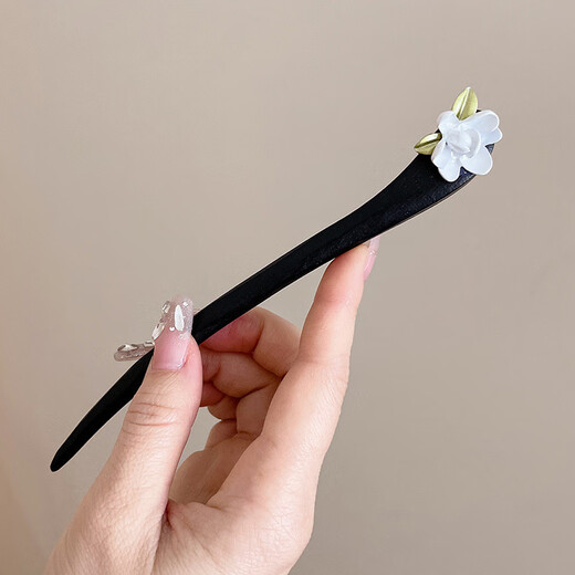 Nouveau style chinois ancien épingle à cheveux haut de gamme simple en épingle à cheveux en bois moderne moderne