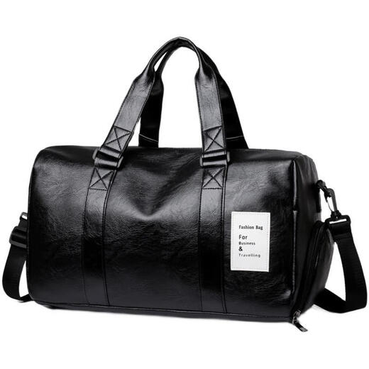 New crossbody bag men's bag handbag large capacity business trip shoulder bag men men and women carry bag leisure travel bag black