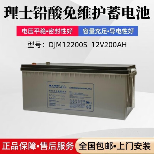Qianhuinong Jiangsu Ris battery djm12200s lead acid maintenance-free 12v200ah power plant energy storage DC screen for ups