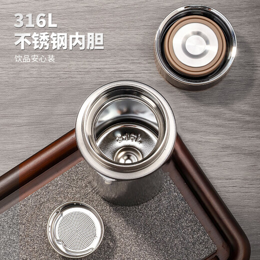 GiNT thermos 316 stainless steel cup tea water separation men and women portable business car water cup custom gift