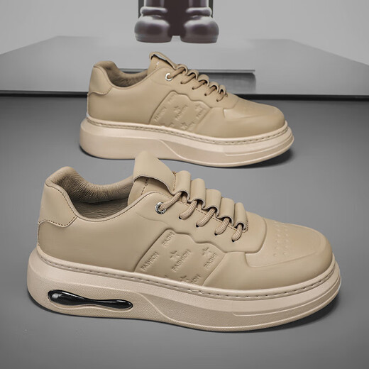
Xiaohuilijia casual shoes fashionable sports shoes men's shoes 2025 new autumn thick-soled shoes lightweight men's versatile trendy shoes MK878 khaki 39