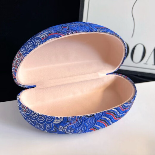 Chinese classical Jiangya sea water glasses box Chinese style retro large frame box glasses box large sunglasses box women Mei Hong