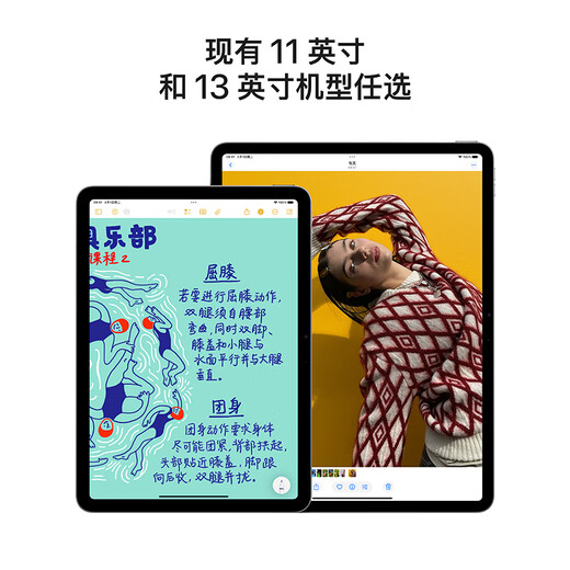 Apple/苹果iPad Air 13英寸 M3芯片2025年款 平板电脑 (1TB eSIM版/学习办公娱乐)深空灰色