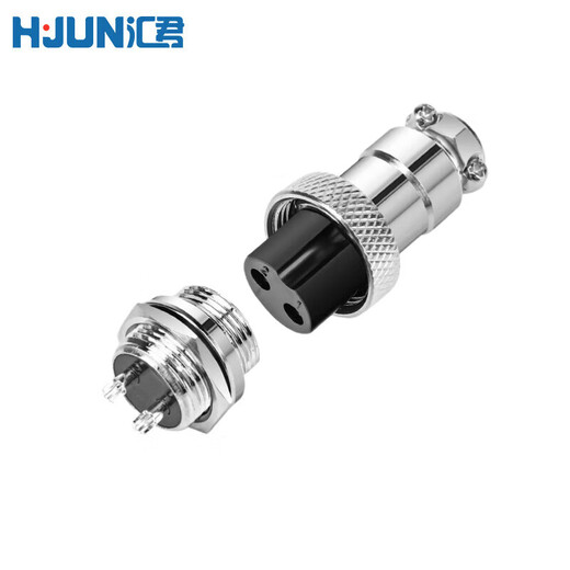 Huijun GX16 aviation plug socket wire connector fixed butt type welding opening 16mm GX16 fixed-4 core