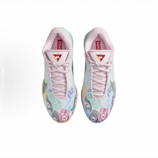 NIKE耐克LEBRON XXII BHM EP男子柔软舒适复古防滑耐磨低帮运动篮球鞋 FZ1098-100白绿粉蓝 40.5 (255mm)