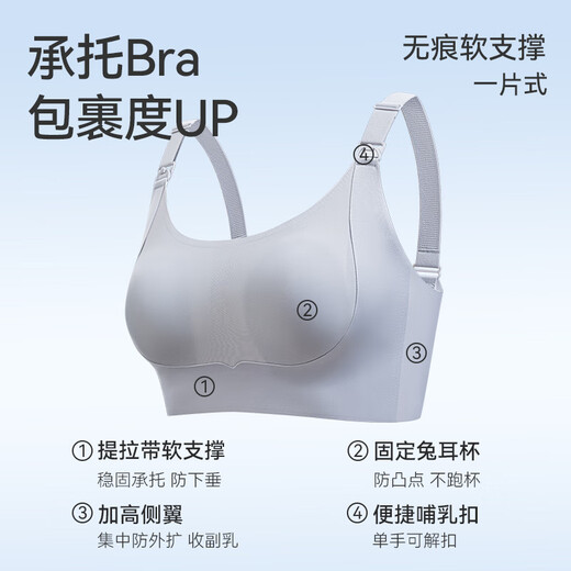 Cat man (miiow) [2 packs] soutien-gorge de lactation pour les femmes enceintes sous-vêtements pour l'alimentation post-partum pendant la grossesse et l'allaitement post-partum