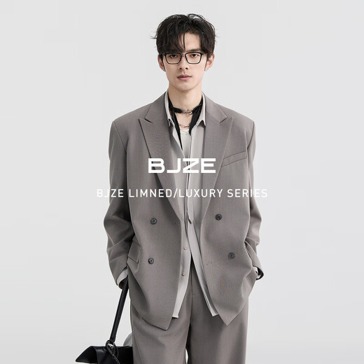 Earl Dower [Tensi Acetate Wolle] Freizeitanzug Herrenjacke 2025 Frühling neuer koreanischer Anzug C511054 Glacier Grey L (175)