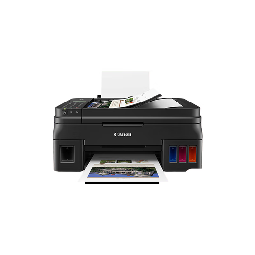Canon G4870 Ink Tank Tele Mobile Telep Mobile Wifi Impresión, copia y escanee A4 Máquina All-in-One G3810 G3890 Suministro original + 3 en 1 + Impresión automática de doble cara + 5G Estándar inalámbrico (con tinta nacional)