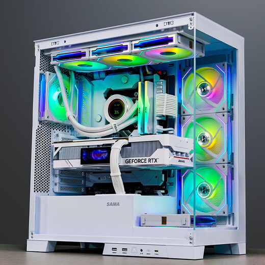 JEYI 40/50 series computer graphics card extension cable 8Pin power extension cable desktop computer nylon rope tinned copper 8P to 6+2P male and female extension cable 30 cm white