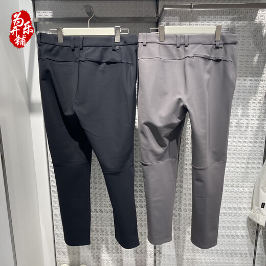 FILA men's 2025 winter new style velvet warm and water-repellent straight knitted trousers A11M441608 A11M441608FCC M