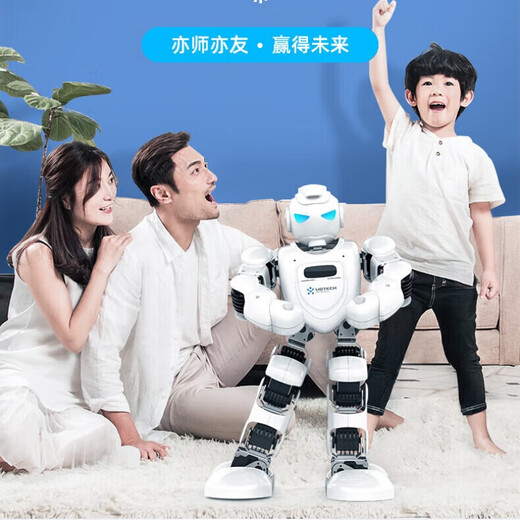 优必选AI人工智能人形机器人早教机玩具编程学习语数英语口语对话翻译唱歌跳舞陪聊天陪伴家教保姆故事机 小米多亲学生手机+儿童智能机器人2件套装 【赠130节AI人工智能编程课】