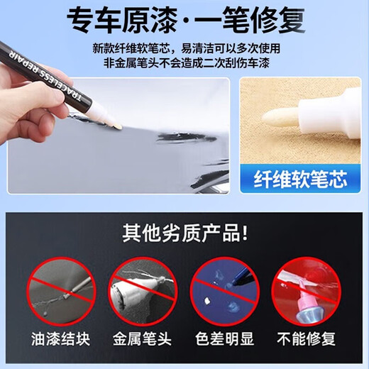 
Car Xiaoguang Suitable Volvo Car Repair Pen XC60S90S60XC40 Original Car Paint Scratch Repair Point Pen 723 Denim Blue [Set]