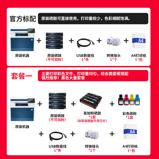 HP惠普（HP）4301DW/479FDW彩色激光打印机A4全自动双面办公手机无线 HP 4301FDW多功能高性能打印 4301FDW标配四合一 【全自动双面+远程安装】