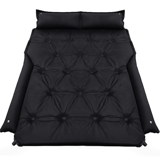 博紫适用奥迪Q5Q3Q7A4LA5A6L汽车旅游床车载非充气床垫SUV后备箱睡垫 B款豪华护翼旗舰版[典雅灰]实心