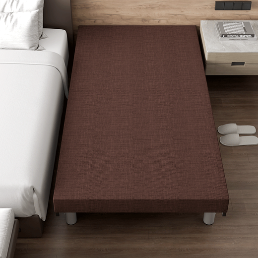 Haolu Export Japaner Klappbett Haushalt Einzelbett Büro Mittagessen Break Bett Hotel Verstärkte Mittagspause Extra Bett blau grau [5 cm Latexpolster] Breite 90* Länge 200 cm