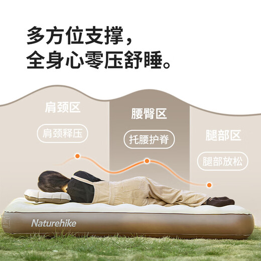 Naturehike air mattress automatic air mattress bed floor home outdoor camping inflatable bed tent sleeping pad single