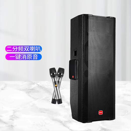 万利达音响大飞天 M+9870W户外移动音箱大功率蓝牙便携音响舞台会议教学演出专业扩音器 (M+9871W)二分频双喇叭-15英寸 2025年新款唱歌神器专业设备