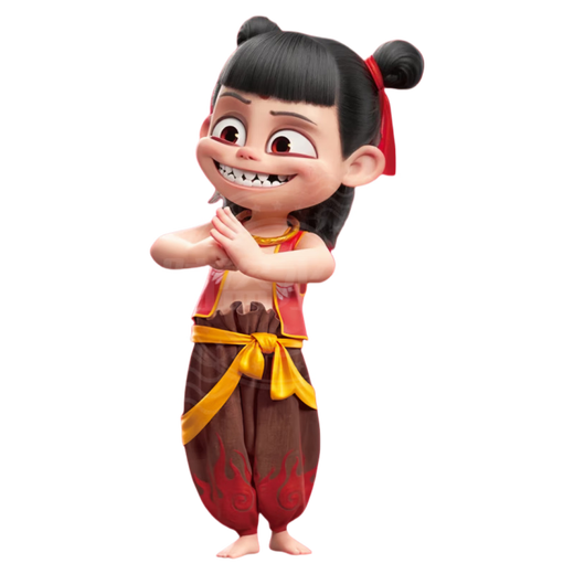 哪吒之魔童闹海哪吒贴纸个性酷帅卡通居家墙上浴室玻璃门窗防水贴 哪吒贴纸KY844-5(自带背胶) 高60厘米(防水防晒)