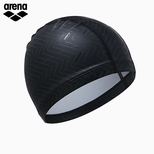Arena's 25th new product direction mark 2.0 series swimming cap with rubber lining and unisex swimming cap black