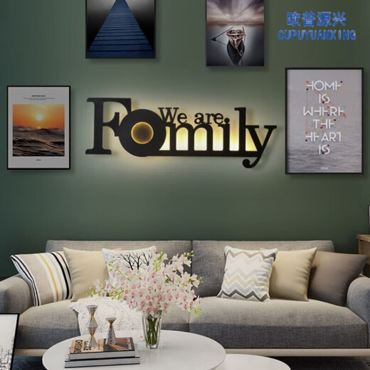 
Wall lamp Bedroom bedside lamp Modern simple Nordic creative living room background wall lamp corridor LED lamp YX1049 Black 38m+ Warm light