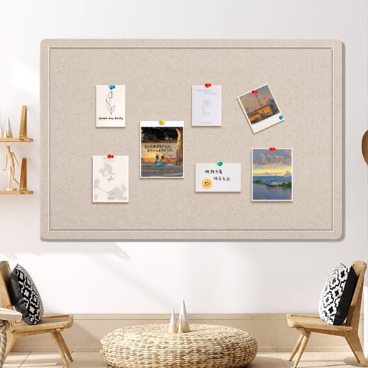 Cuttlefish felt board wall sticker 80*120cm photo wall background board punch-free wainscot board bulletin board display wall board