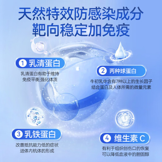 AMYKON牛初乳免疫丙种球蛋白提高免疫增强抵抗力儿童成人术后恢复90粒*2