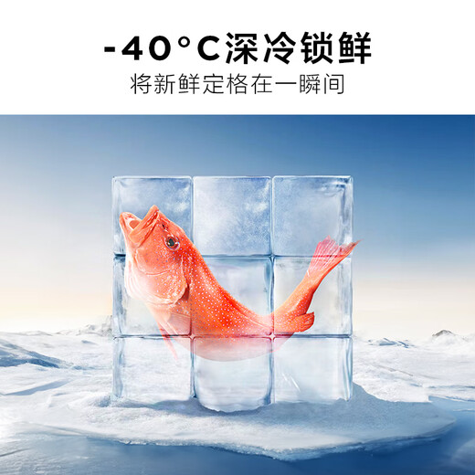 TCL522 liter cross-folding four-door ultra-thin zero-embedded large-capacity refrigerator, fully automatic ice making, deep-freezing and quick-freezing, first-class energy efficiency 90 right-angle door for home use R522T9-UQB Rhythm White