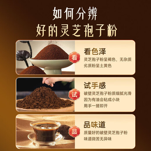 Pékin Tongrentang Breaking Wall Ganoderma Lucidum Spore Powder Boad Boad pour les aînés et les personnes âgées d'âge moyen et âgé