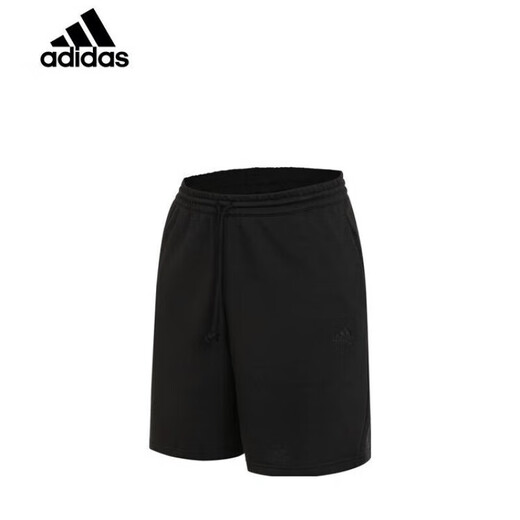 阿迪达斯 （adidas）短裤男裤春夏季新款五分裤跑步健身裤子训练舒适透气休闲裤运动裤 IC9756/黑色 XL