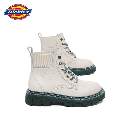 Dickies Bottes Martin Fomes à la mode Boots de travail polyvalent haut de gamme Bottes de femmes Bottes Beige 36