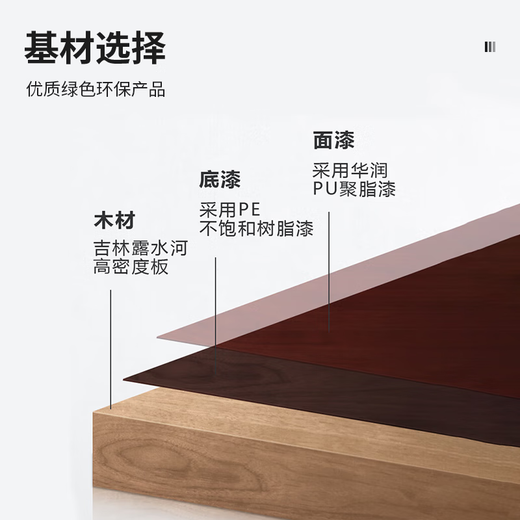 ZHONGWEI Chinese-style boss desk executive desk manager desk office desk solid wood veneer supervisor desk president desk 1.8 meters including cabinet