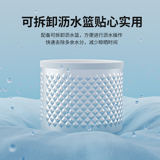 VCJ mini washing machine small household semi-automatic single barrel underwear washing machine sock artifact dormitory rental room baby underwear washing machine