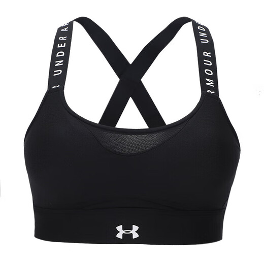 UNDER ARMOUR Women's Sports Bra New Bra Fitness Yoga Pilates Vest Training Running Bra Cycling Bra 1351994-001/Photos Refund 5 XS