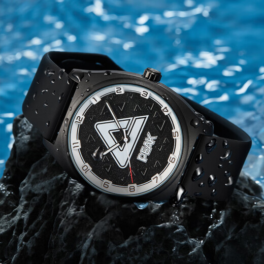 Peak Watch Men y mujeres Parejas Estudiantes de secundaria Sports Ratch Fashion Quartz Watch Watch al aire libre para estudiantes luminosos y al aire libre YB14108J1 [Glue en blanco y negro]