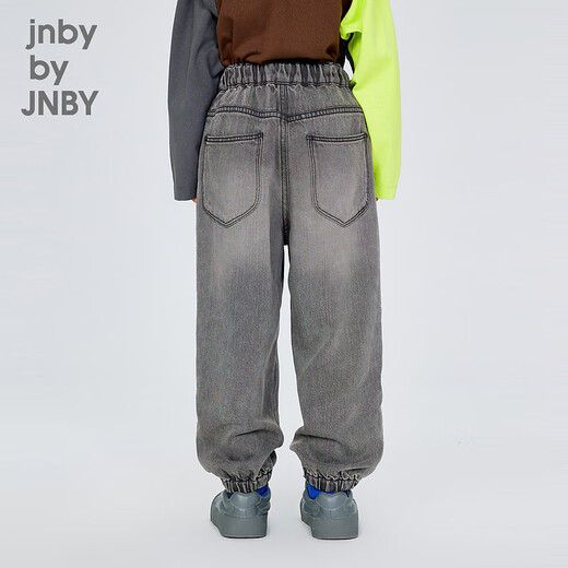 jnby von jnby jiangnan buyi Kinderkleidung Beine Jeans Hosen Mode lässige Herbst- und Winterjungen und Mädchen Kinder 1O7E11730 986/Denim White 140cm