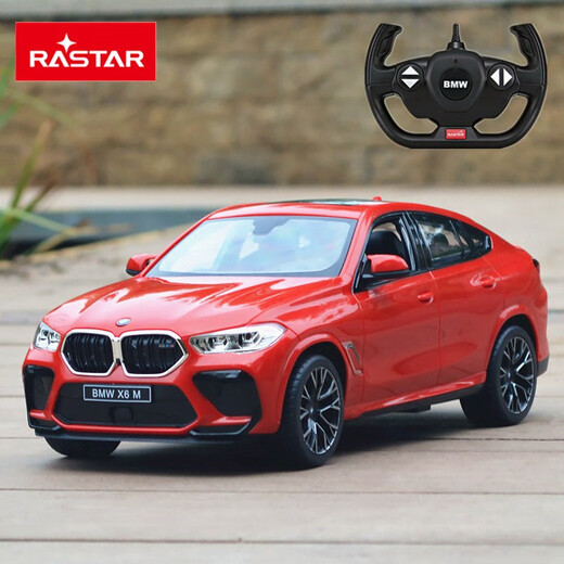 RASTAR Xinghui Remote Control Car Mercedes-Benz AMG GT Electric Drift Racing Children's Remote Control Car Toy Sports Car Model Boy Red BMW X6 M (BMW Genuine Authorization) Car + Remote Control