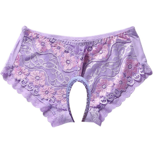 Adulte Japanese Charot Lace Men and Women Sexy Perspective Shorts Thong 689 Black 2xl [8816 Open Gear] 140-180jin [Jin est égal à 0,5 kg]