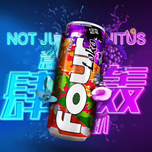 Four Lock American Four Loko Wine Peach Lemon Cóctel pre-mezclado 695ml cerveza fruta muy fuerte cereza roja (pájaro de surf) 695ml*1 lata grande