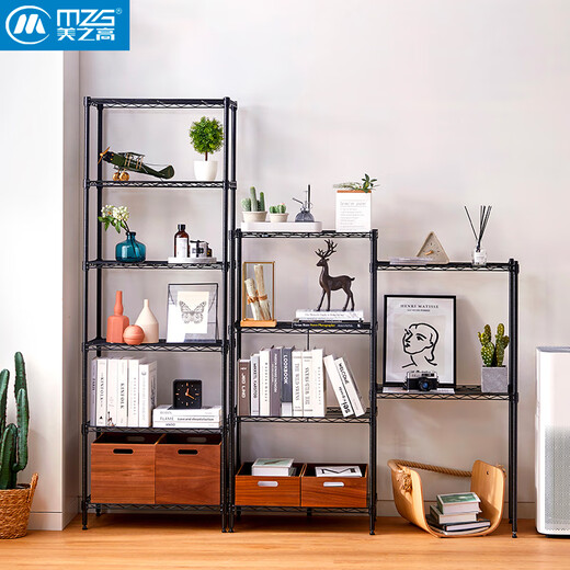 Meizhigao Home Storage Rack Living Room Storage Rack Handicraft Rack Display Rack Storage Rack Bedroom Organizing Rack Six Layers