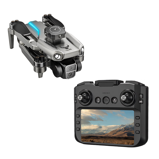 Beast Drone mit Bildschirm Fernbedienung Control Drohne Luftfahrtfotografie Hochauflöser High-End 2025 Schwarz Technologie Intelligente Drohnen-Grundschule Kleine Kinder Spielzeugflugzeugflugzeug Beast 3 Bildschirmsteuerung Dual Electric EIS 8k Dual-Kamera [5000m Bildübertragung + Neu