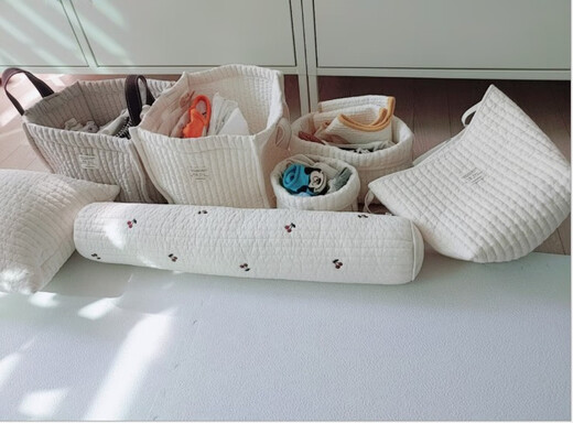 Sac de rangement latéral de la norde nordique, bouteille, couche, sac bien rangé, chariot, sac à main, sac à main, sac à main, sac à main, 25 * 25cm 25cm