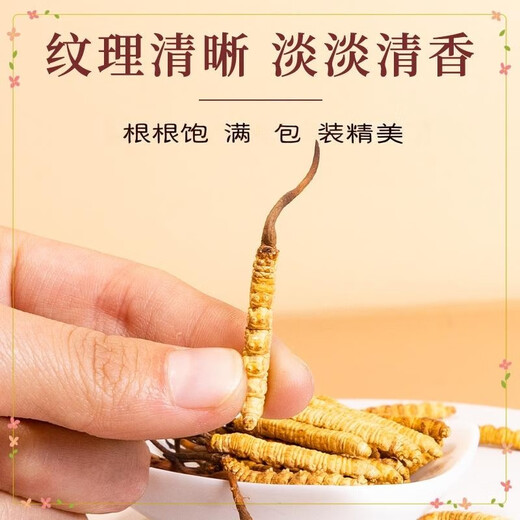
Authentic Cordyceps sinensis first period selected nourishing dry goods two gram one gram gift box gift nutritious Cordyceps tonic products two gram one gram 50 gram authentic Cordyceps sinensis