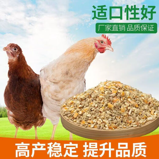Factory direct sales 80 Jin Jin equal to 0.5 kg layer hen feed for hens, egg laying broiler fattening pellets, full price nesting breeding special 80 Jin Jin equal to 0.5 kg layer hen feed