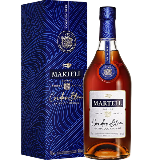 马爹利（Martell）蓝带XO  法国进口 干邑白兰地酒 洋酒烈酒 礼盒装 蓝带XO 350mL 1瓶